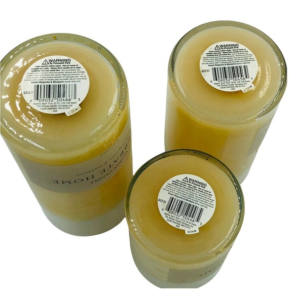 Yankee Candle CELEBRATE HOME Sweet Magnolia And Mandarin Retired Rare Set - Picture 6 of 9